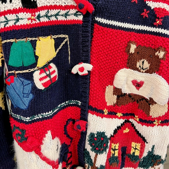 VTG 1996 Eagle's Eye Collectibles Sweater - Picture 3 of 5